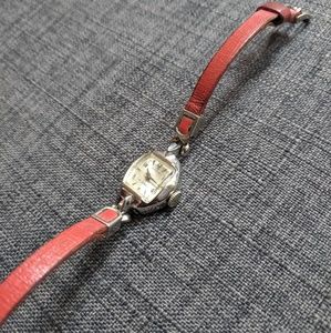 Unichron Red Watch 17 Jewels